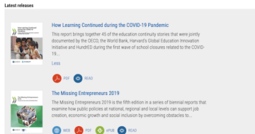OECD เผยแพร่รายงาน How Learning Continued during the COVID-19 Pandemic